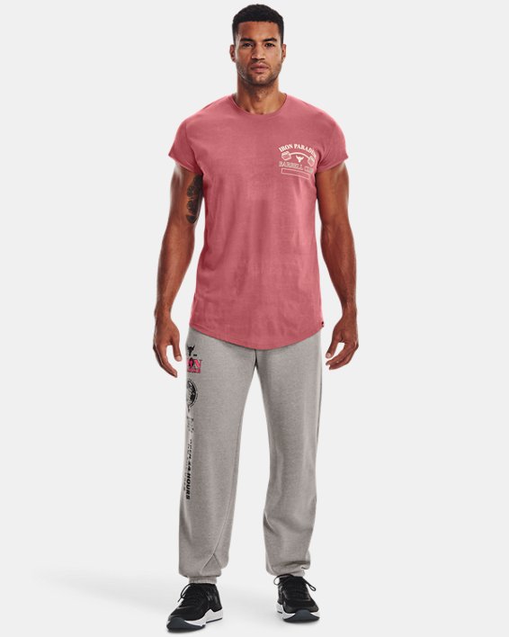 Men's Project Rock Show Your Gym Short Sleeve, Pink, pdpMainDesktop image number 3